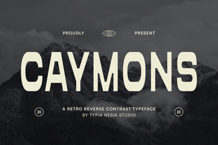 Caymons - Bold Condensed Retro Sans