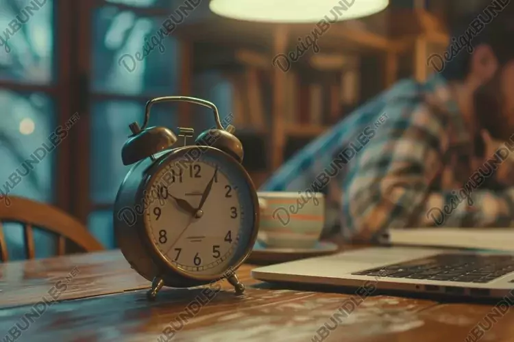 Over Time Work Concept Background