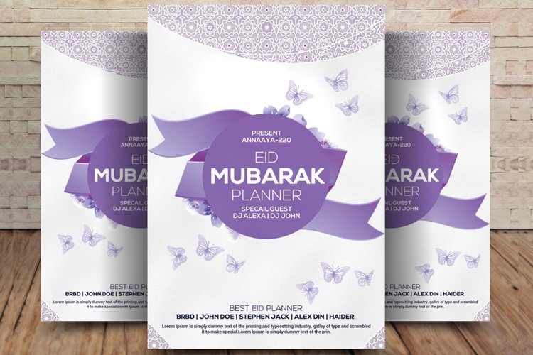 Eid Mubarak Flyer Template
