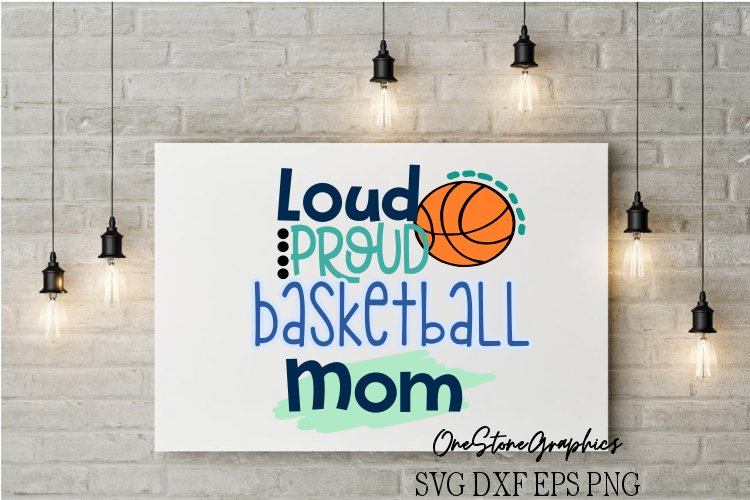 loud proud Basketball mom example image 1