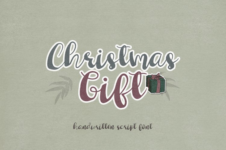 Christmas Gift - A Cute Handwritten Script Font example image 1
