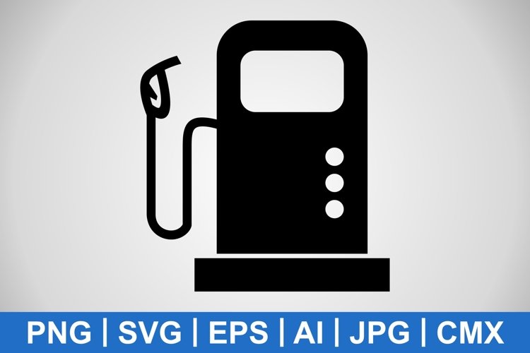 Vector Fuel Station Icon example image 1