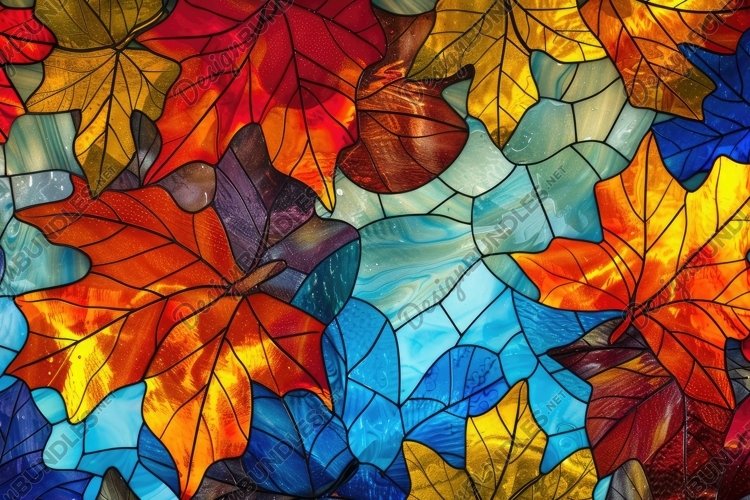 Stained Glass Texture Image 5