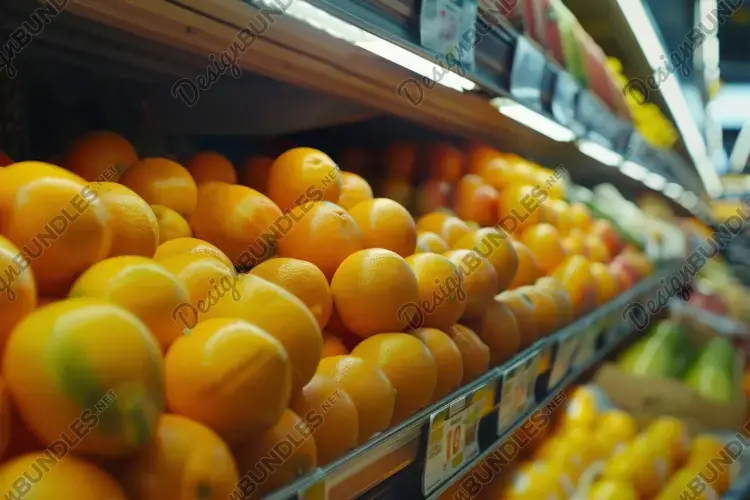 Fruit Supermarket Background