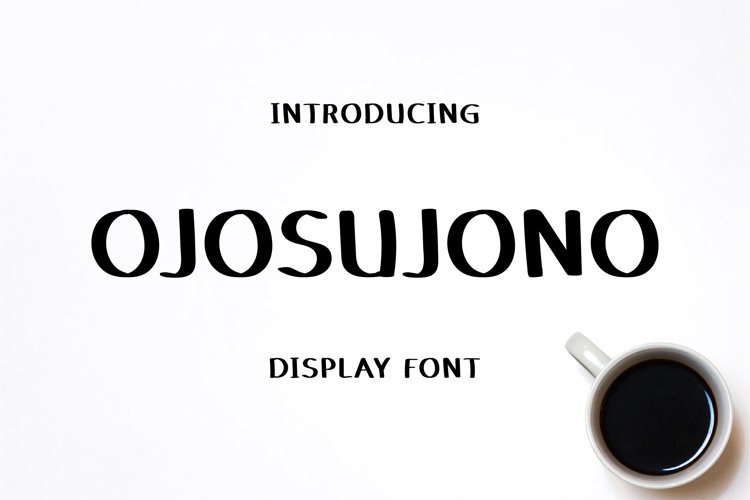 Ojosujono Handwritten Display example image 1