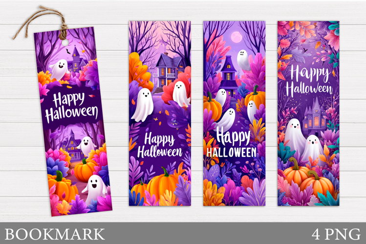 Halloween Bookmark Design. Halloween Ghost Bookmark