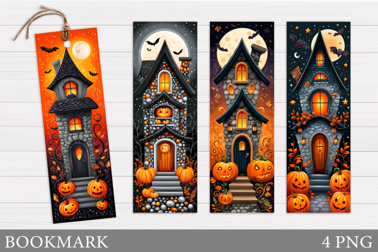 Halloween Bookmark Printable. Halloween Pumpkin Bookmark
