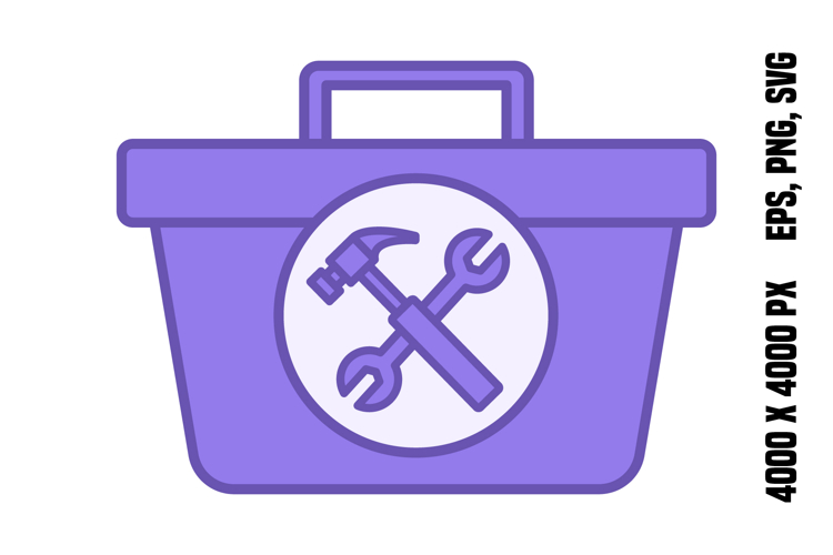 Colored Toolbox Icon