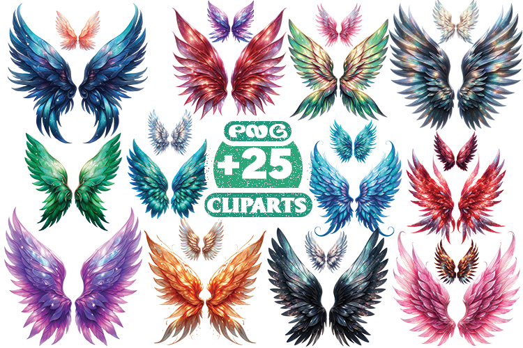 Angel Wings Clipart Image 11