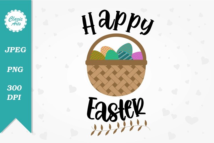 Easter Basket Clipart Image 2