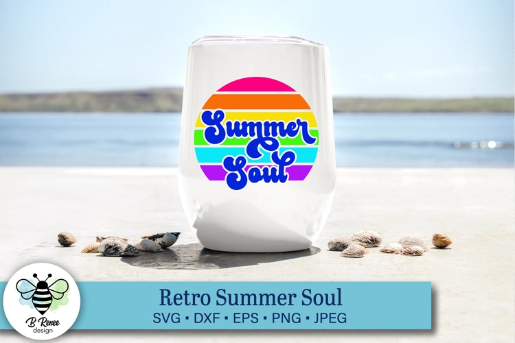 Summer Soul Retro Style SVG | Summer Saying SVG