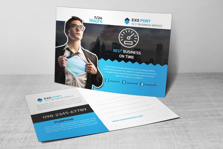 Business Empowerment Postcard Template example image 1