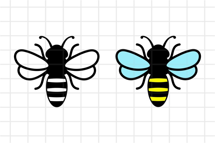 Bee SVG, Honey Bee SVG Cut File, Cricut Cutting File