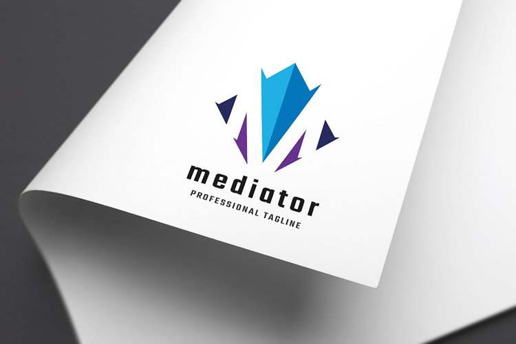 Mediator Letter M Logo example image 1