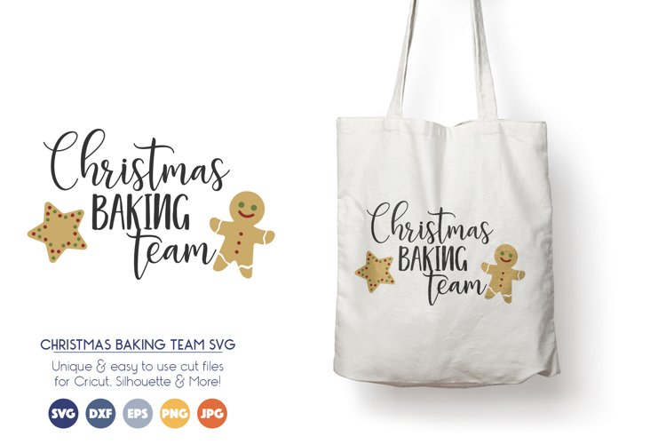 Christmas Baking Team - Gingerman SVG