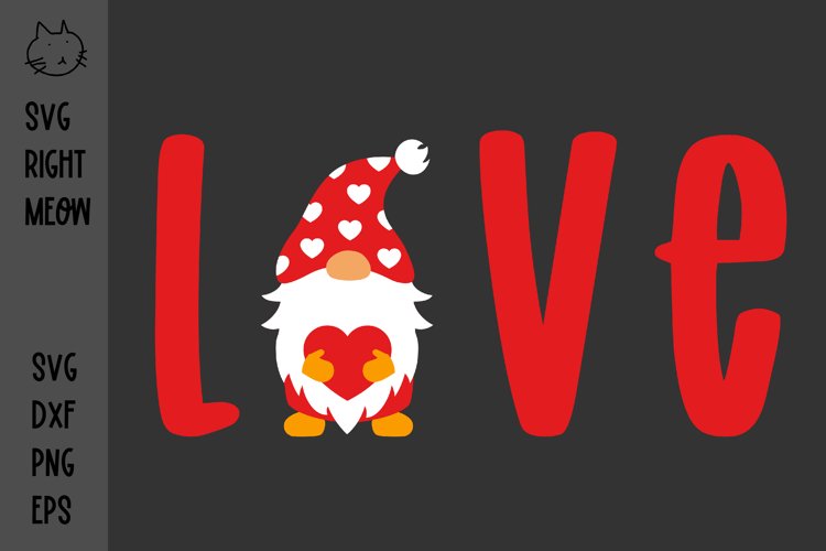 Valentines Gnome Svg Image 6