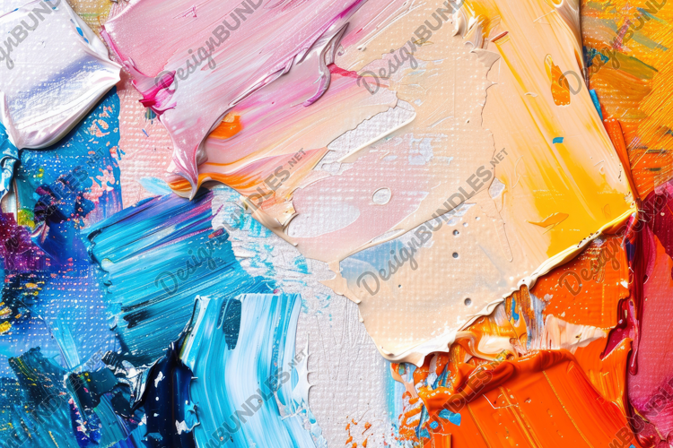 Abstract Oil Painting Texture Background Wallpaper