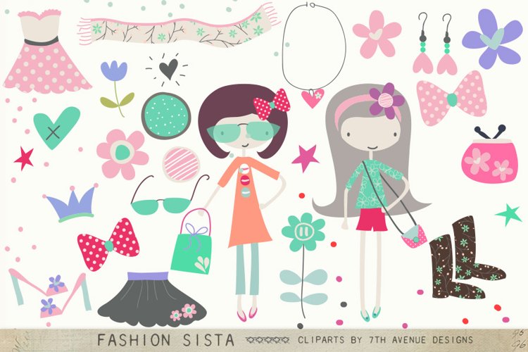 Fashion Sista Cliparts