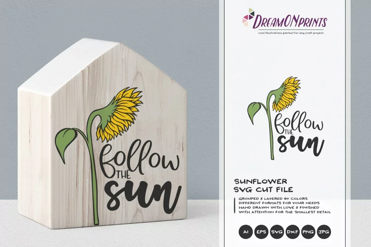 Sunflower SVG | Follow the Sun SVG Cut File