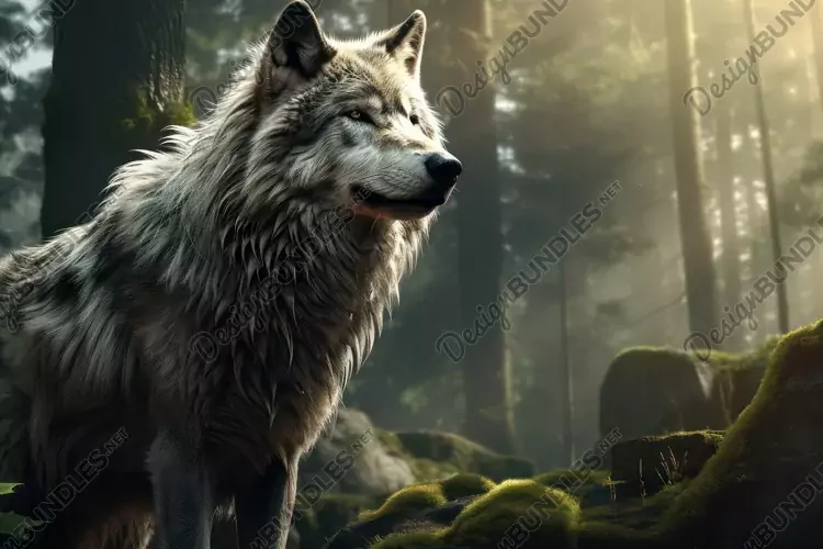 Wolf Background Wallpaper