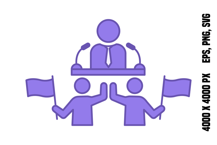 Colored Supporters Icon