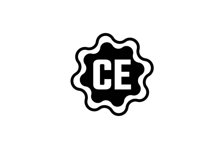 CE logo design. CE
