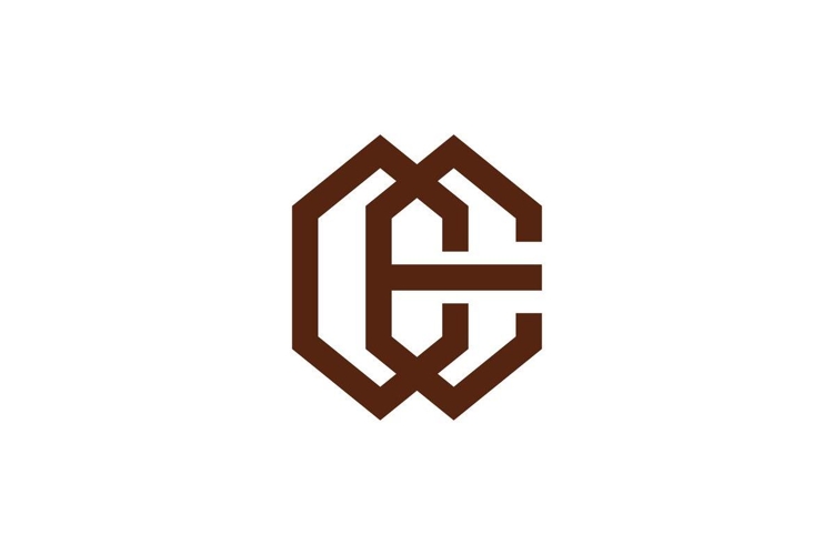 CE logo design. CE