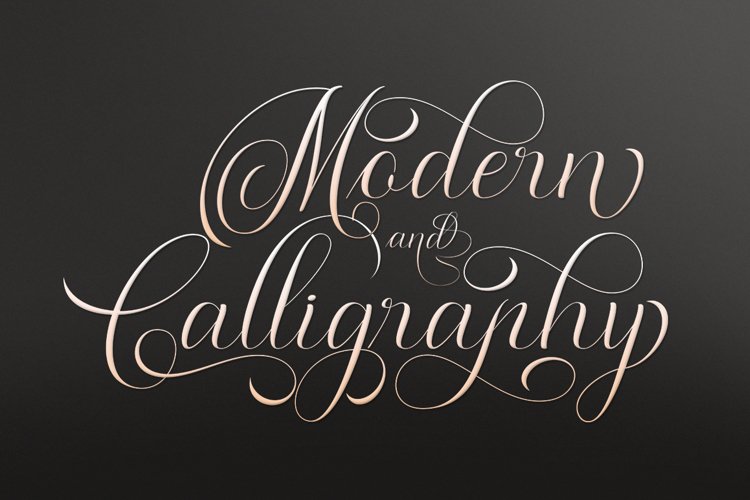 Moderena Script || 3 Style example image 1