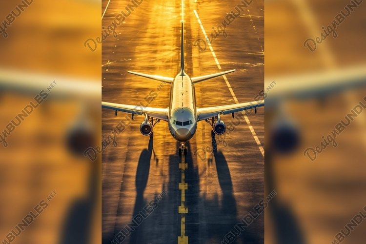 Airbus Top view stock photography example image 1
