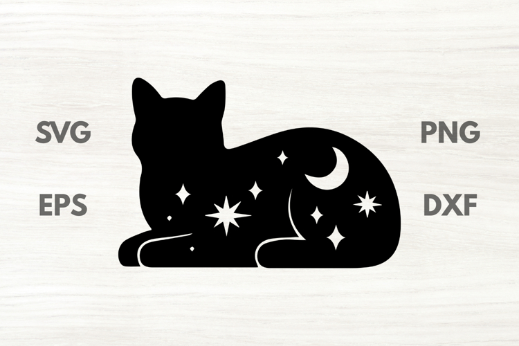 Halloween Black Cat Svg Image 17