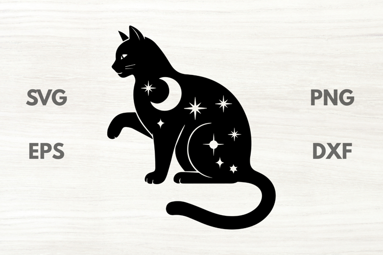 Moon and Stars Clipart Image 3