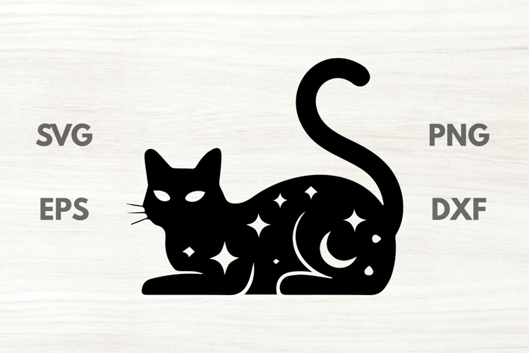 Halloween Black Cat Svg Image 20