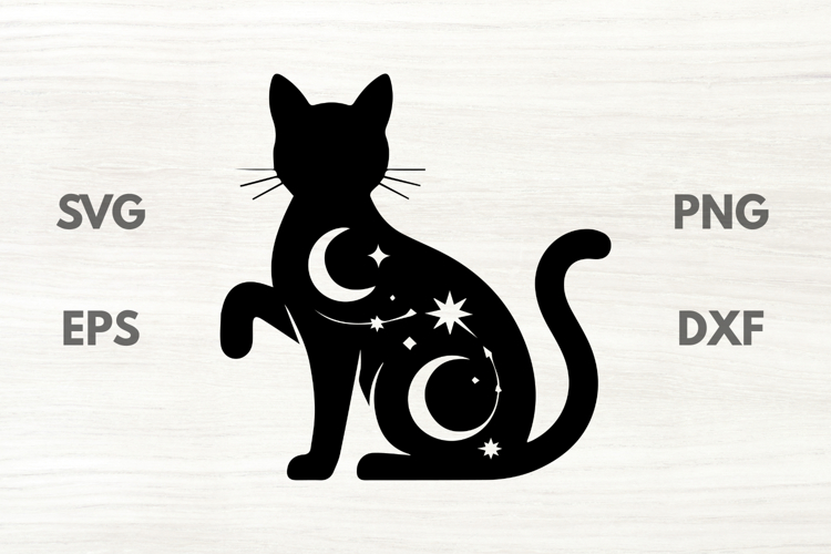 Halloween Black Cat Svg Image 21