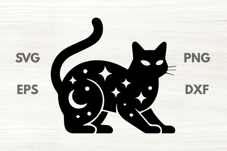 Halloween Black Cat Svg Image 19