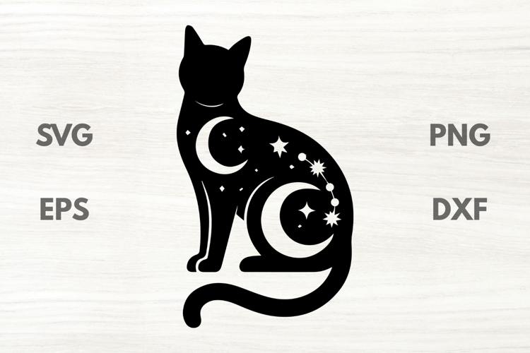 Halloween Black Cat Svg Image 11