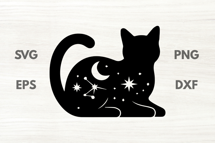 Halloween Black Cat Svg Image 10