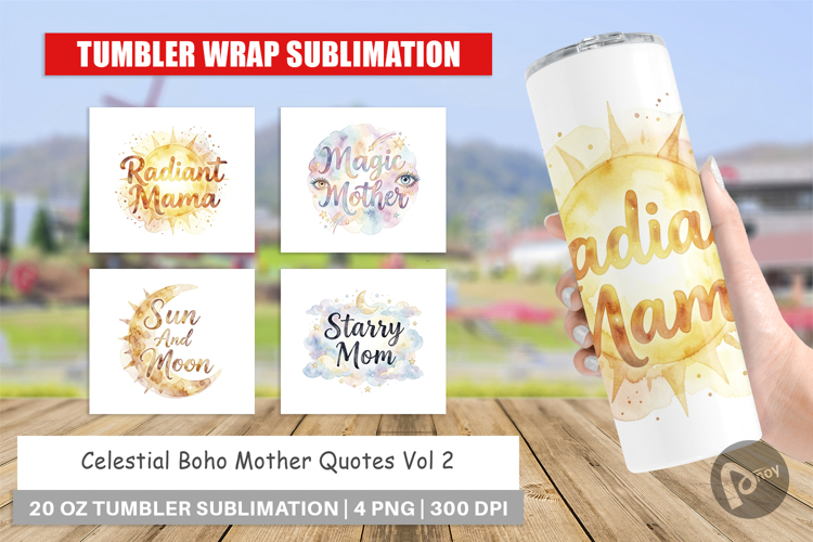 Celestial Boho Mother Tumbler