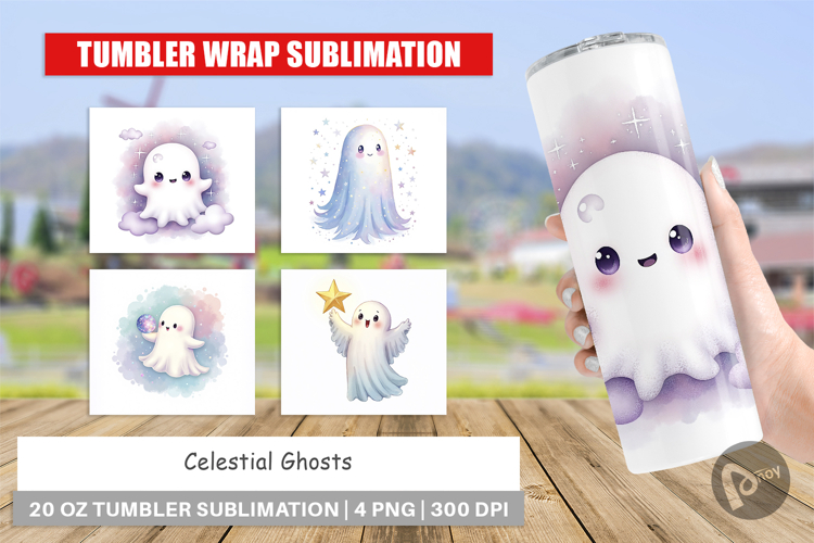 Tumbler Celestial Ghosts