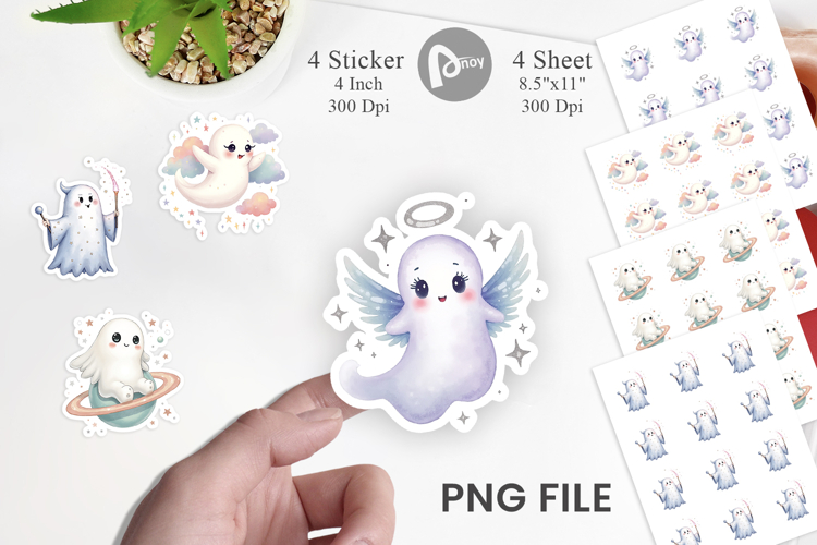 Ghosts Clipart Image 8