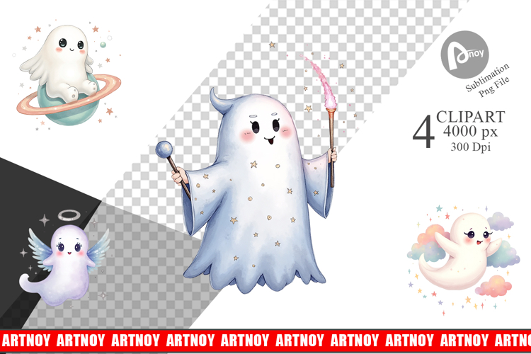 Celestial Ghosts Clipart