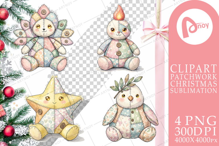 Celestial Holiday Patchwork Sublimation