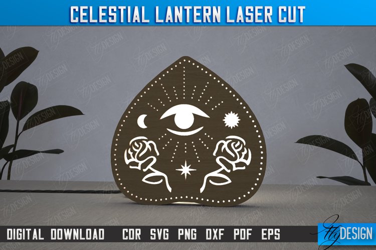 Celestial Lantern | Tabletop Night Light |Decorative Lantern example image 1
