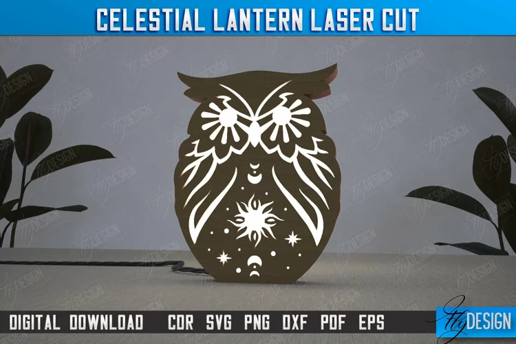 Celestial Lantern | Tabletop Night Light |Decorative Lantern