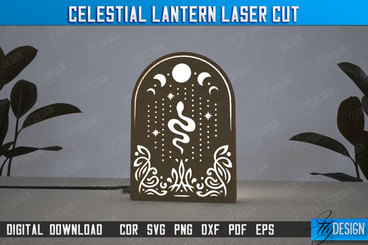 Celestial Lantern | Tabletop Night Light |Decorative Lantern