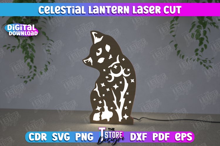Celestial Lantern | Tabletop Night Light |Decorative Lantern example image 1