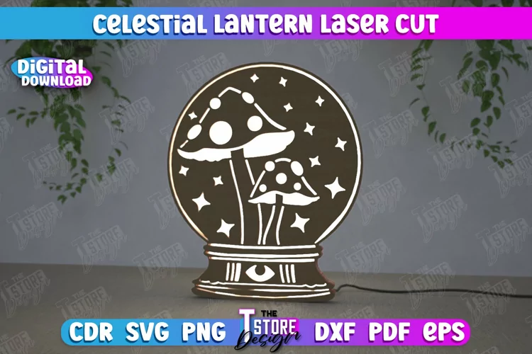 Celestial Lantern | Tabletop Night Light |Decorative Lantern
