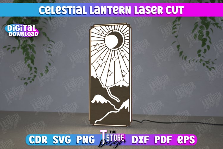 Celestial Lantern | Tabletop Night Light |Decorative Lantern