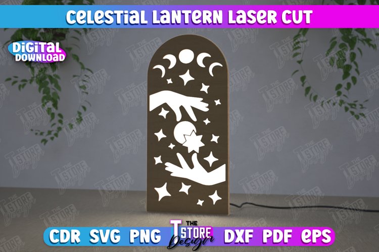 Celestial Lantern | Tabletop Night Light |Decorative Lantern