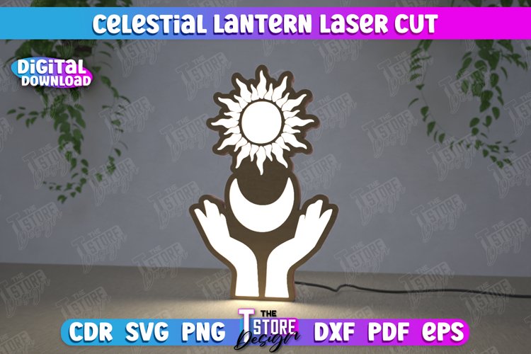 Celestial Lantern | Tabletop Night Light |Decorative Lantern