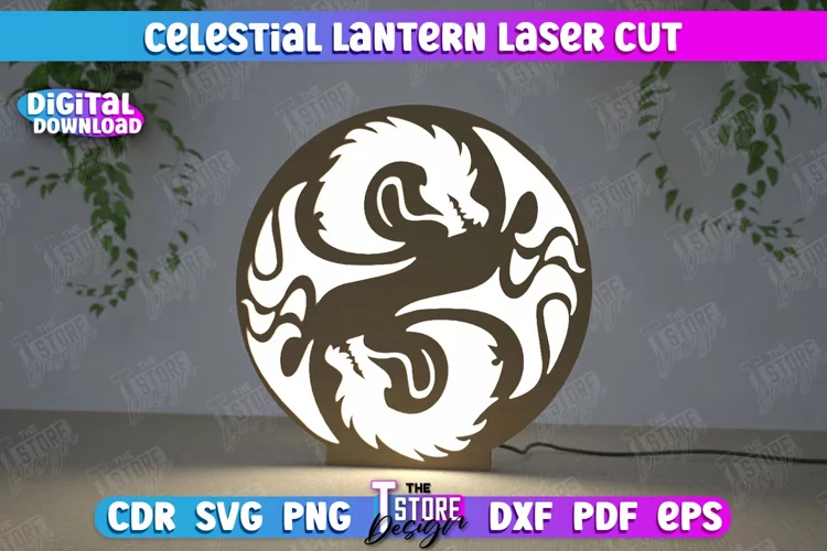 Celestial Lantern | Tabletop Night Light |Decorative Lantern